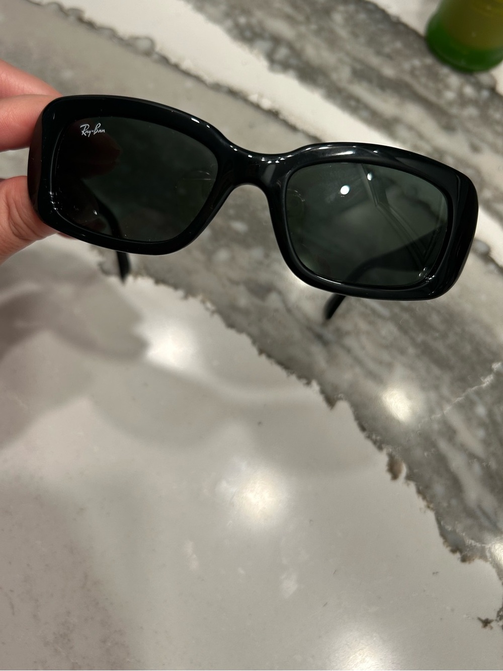 Ray-Ban Black Rectangle Sunglasses